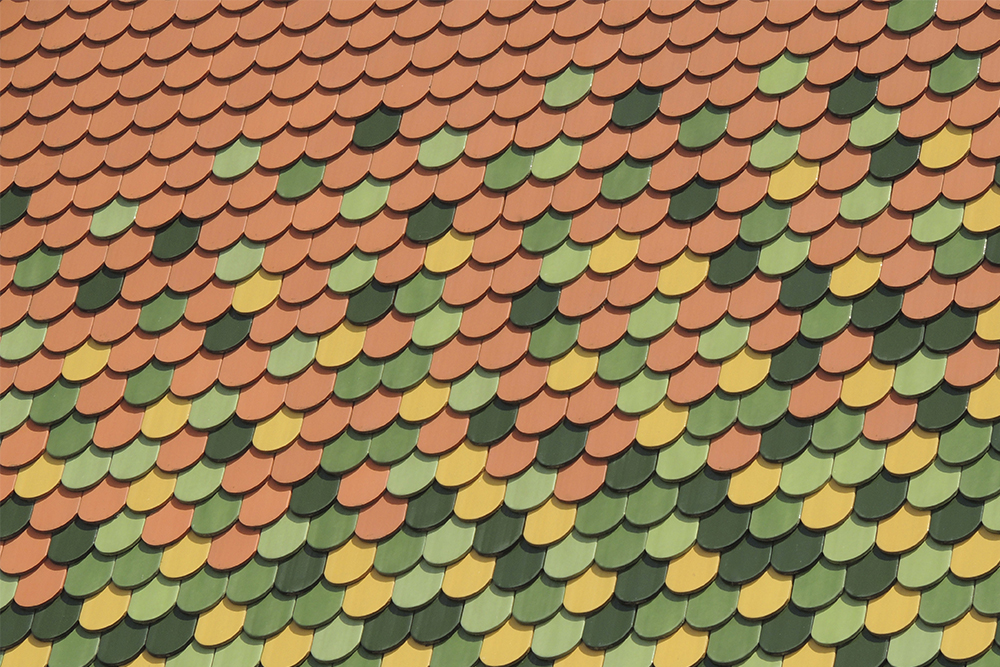 Colored tile